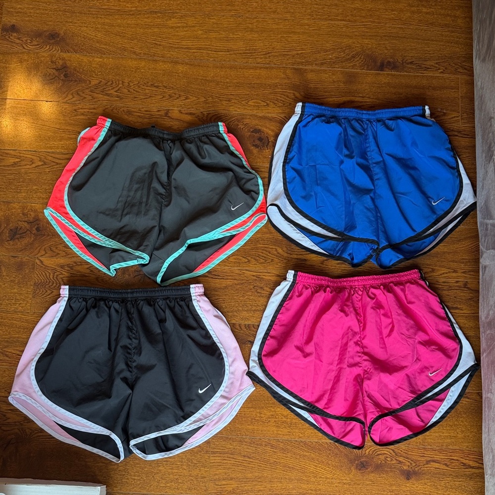 Nike Women's Athletic Shorts - Black, Blue, Pink, Red